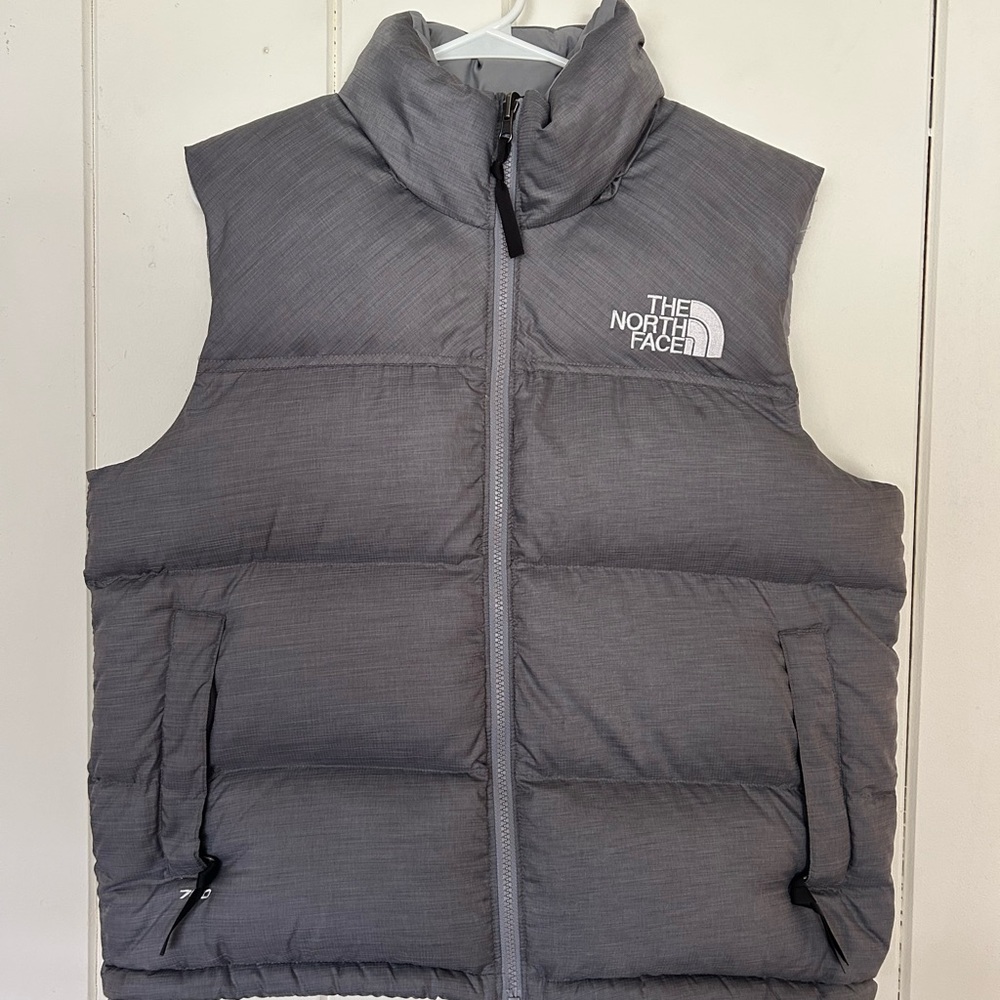 Women’s The North Face Gray Puffer Vest